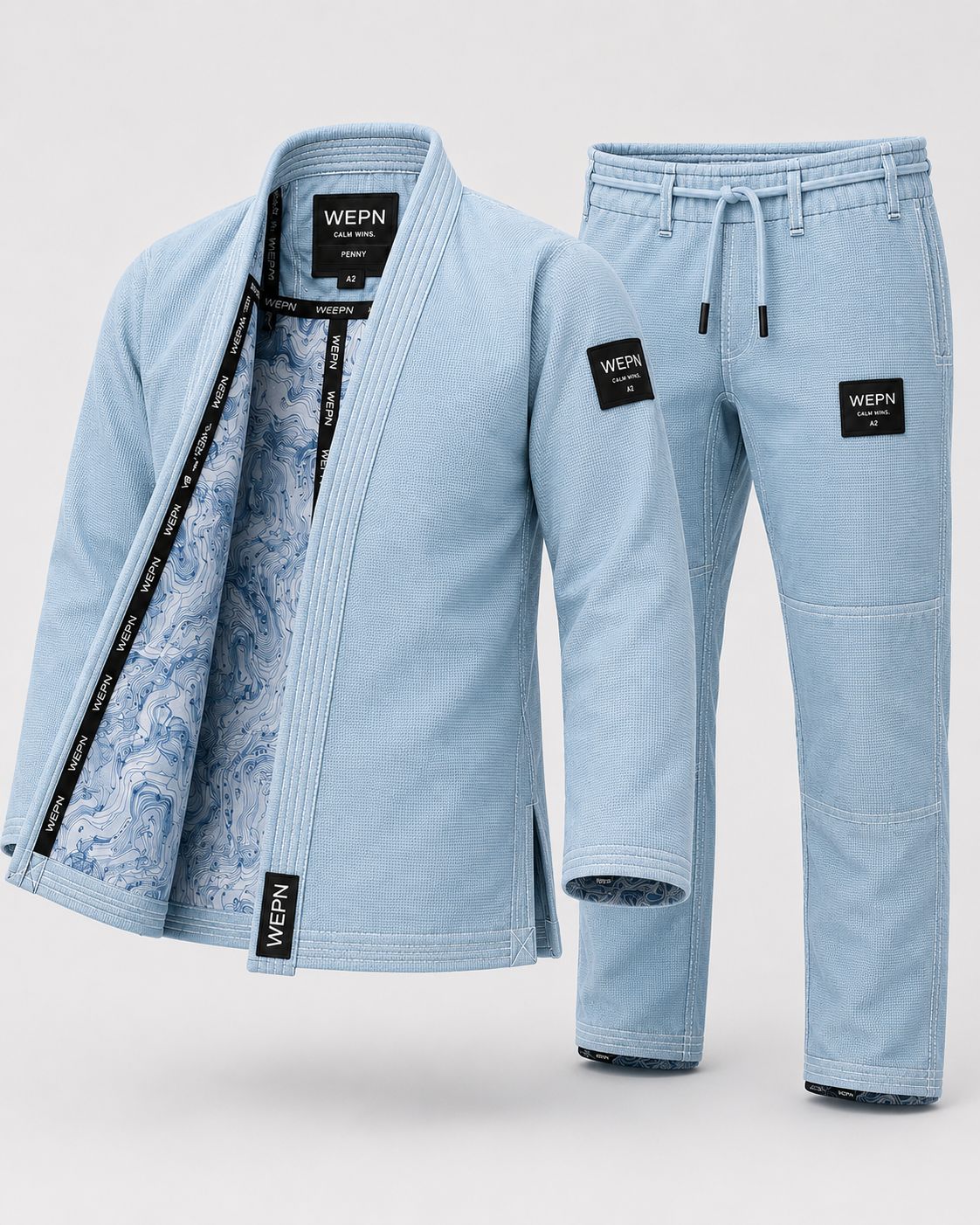 WEPN Premium BJJ Gi — Soft Teal