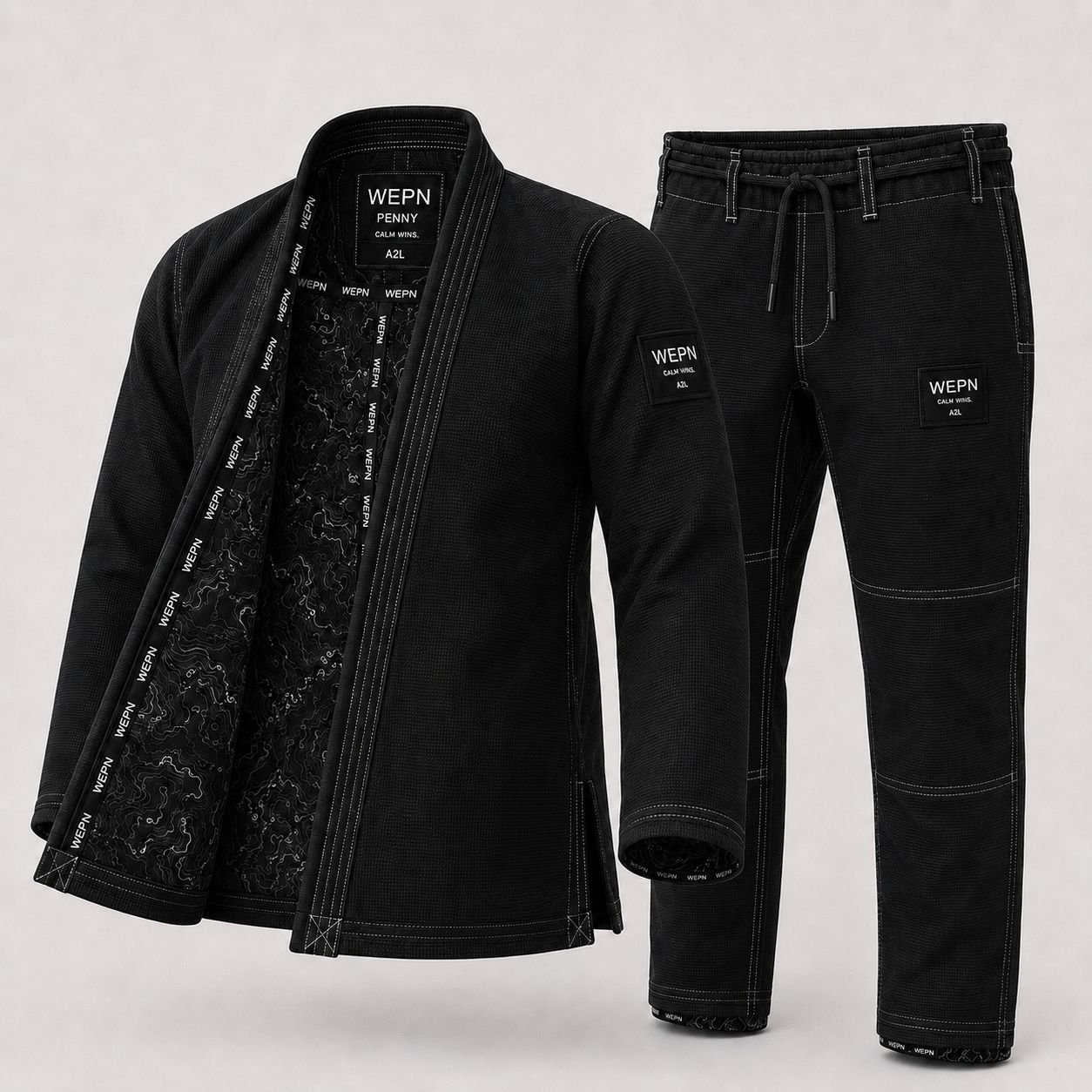 WEPN Premium BJJ Gi — Black